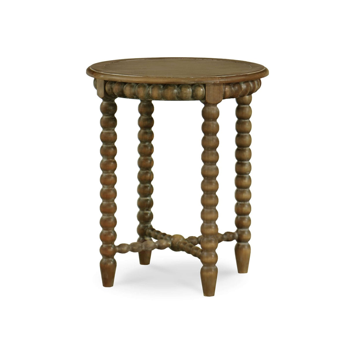 French Country Round End Table - English Georgian America