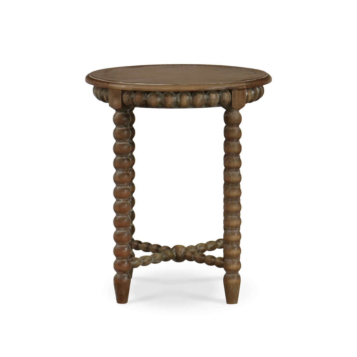 French Country Round End Table - English Georgian America