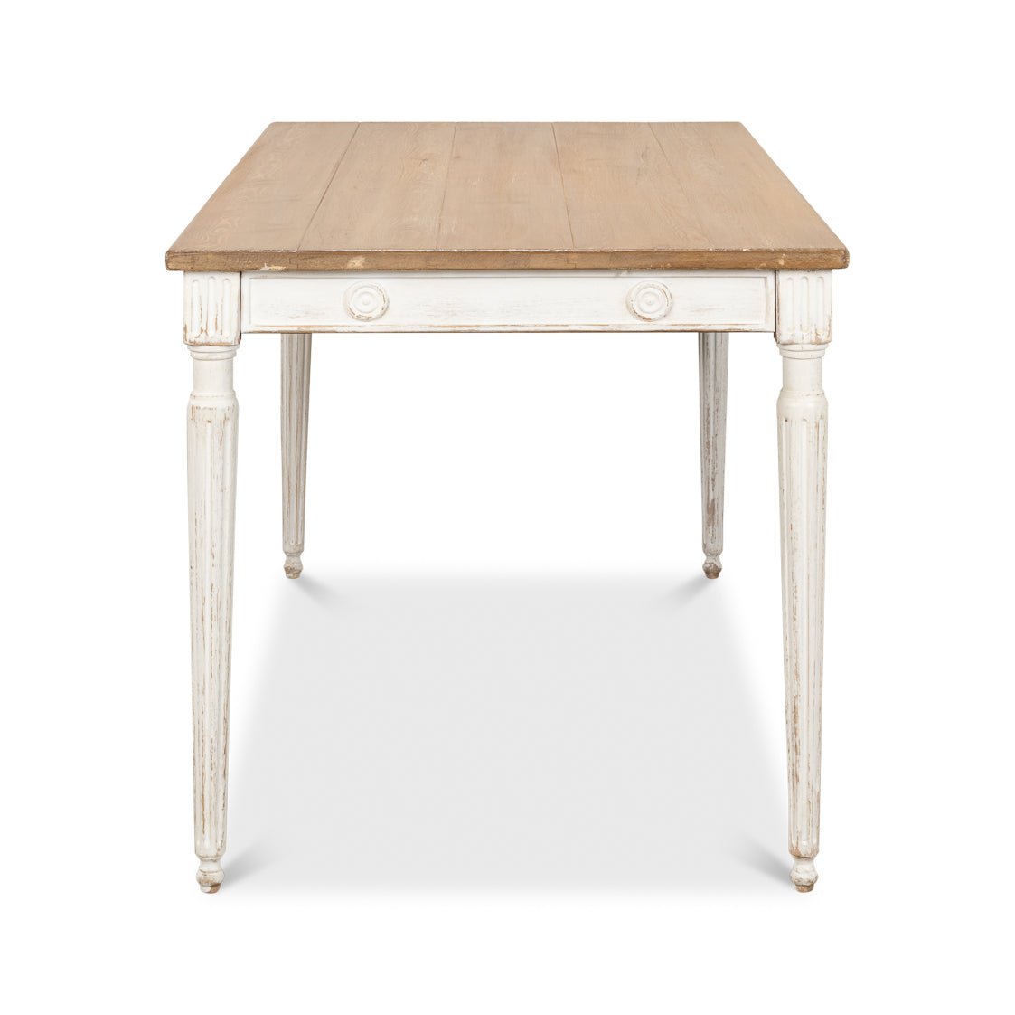 French Country Rustic Dining Table - English Georgian America