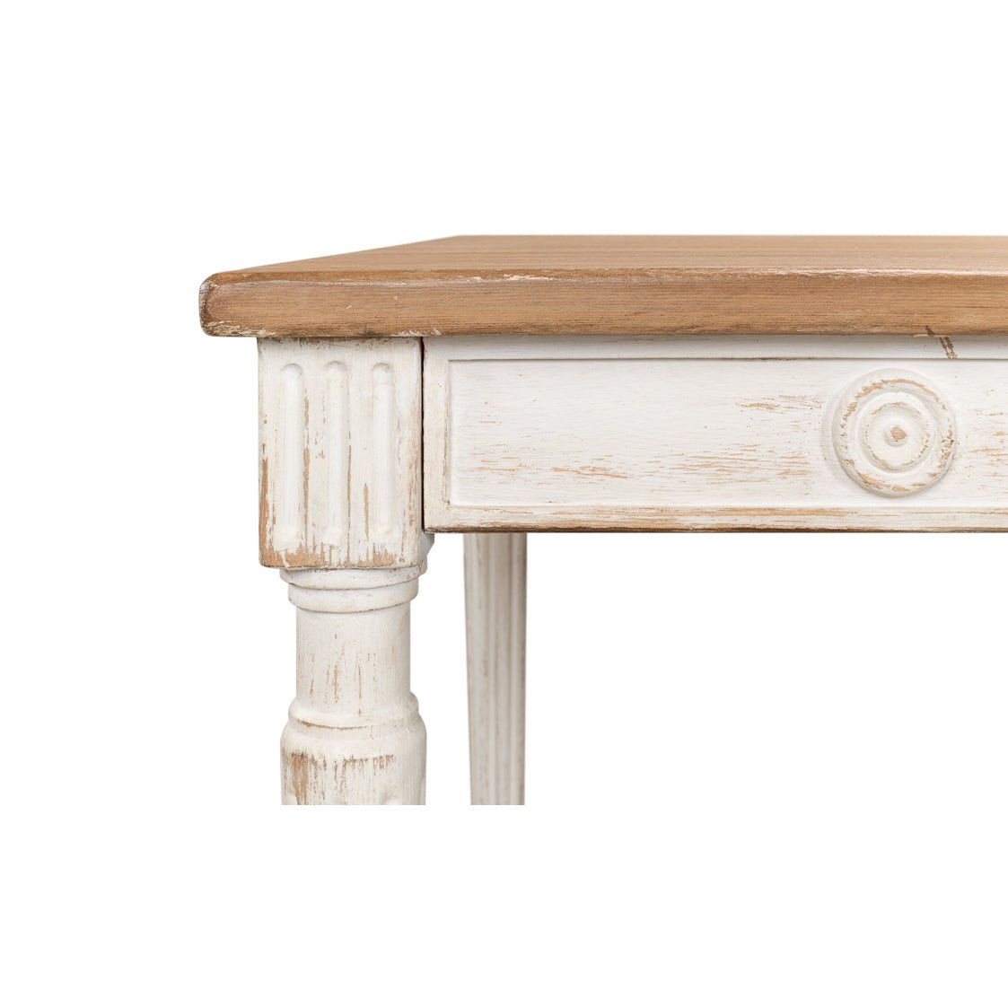 French Country Rustic Dining Table - English Georgian America