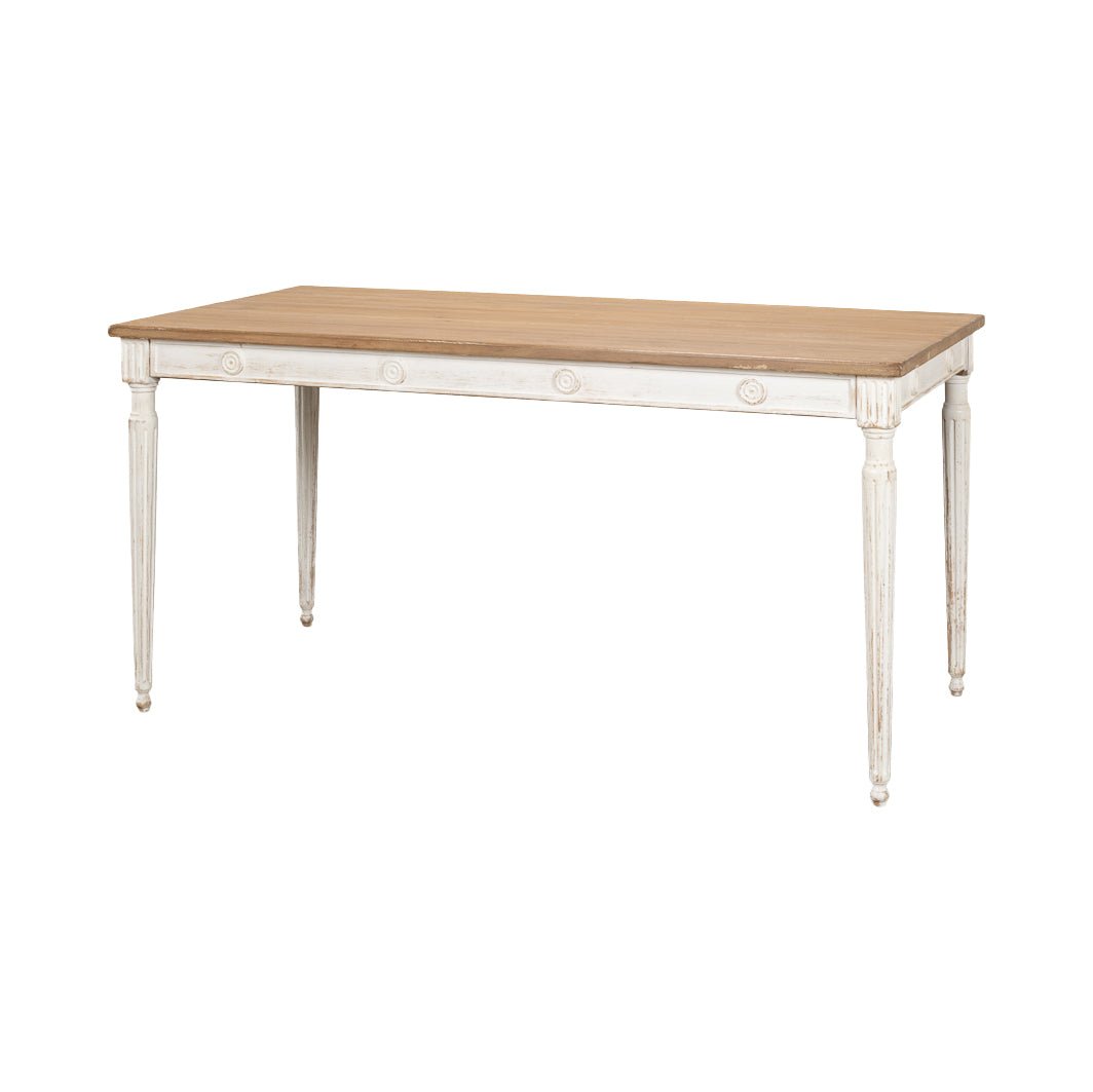 French Country Rustic Dining Table - English Georgian America