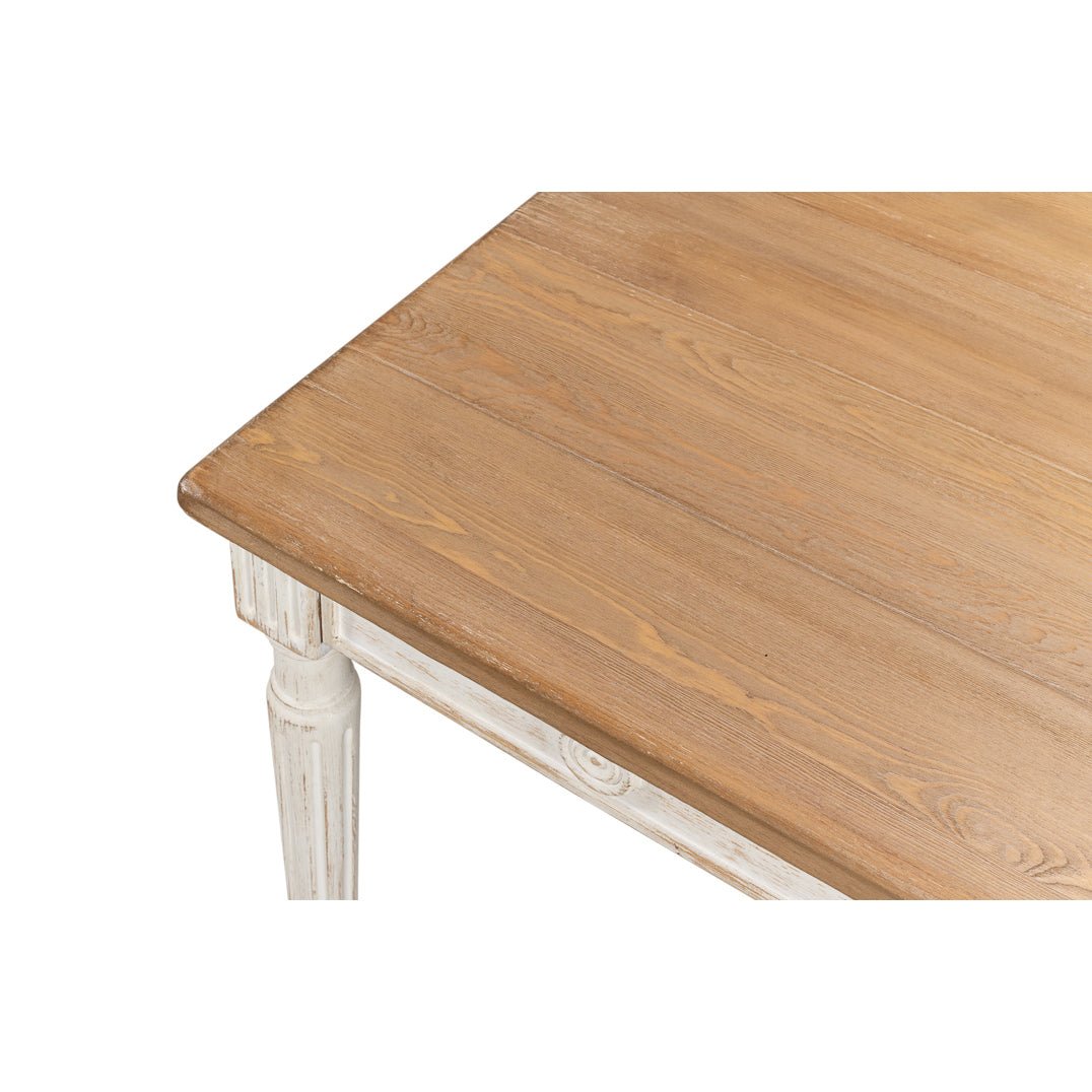 French Country Rustic Dining Table - English Georgian America