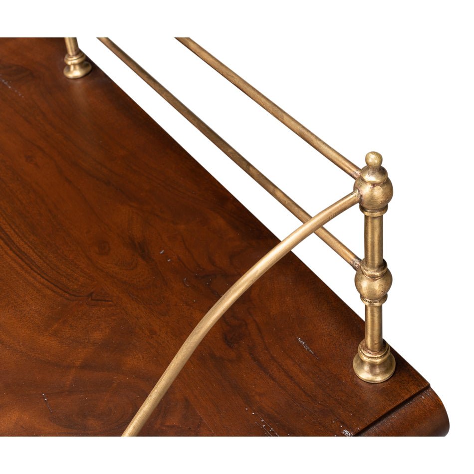 French Country Walnut Buffet Sideboard - English Georgian America