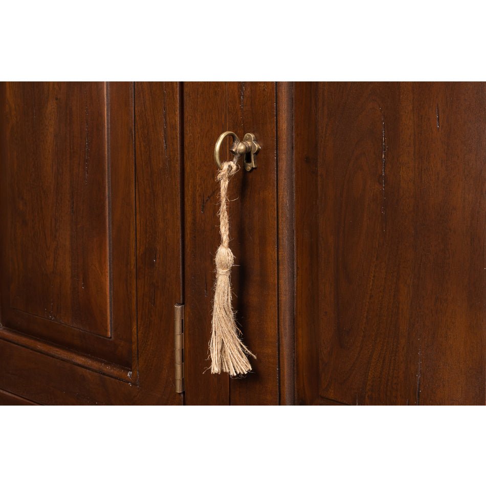 French Country Walnut Buffet Sideboard - English Georgian America