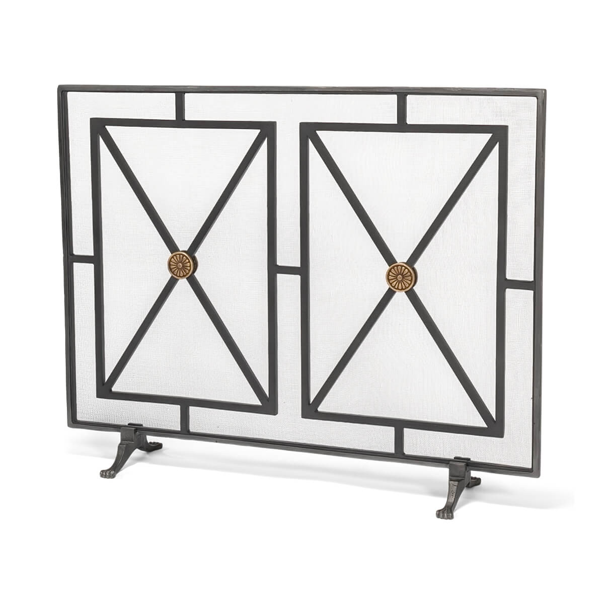 French Directoire Style Fireplace Screen - English Georgian America