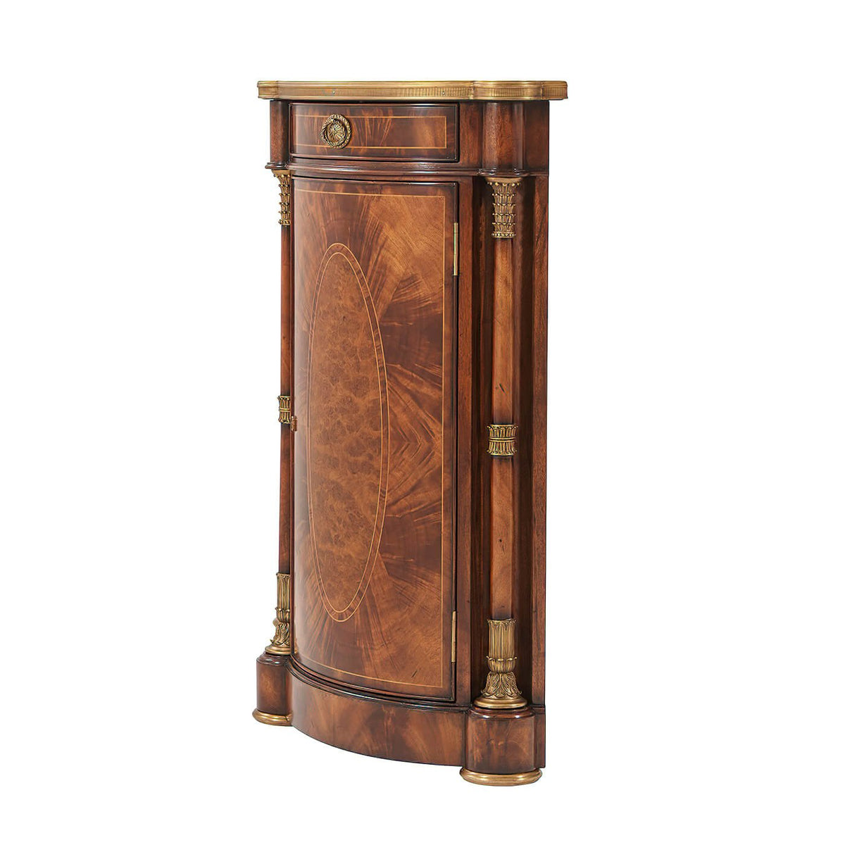 French Empire Demi Lune Buffet - English Georgian America