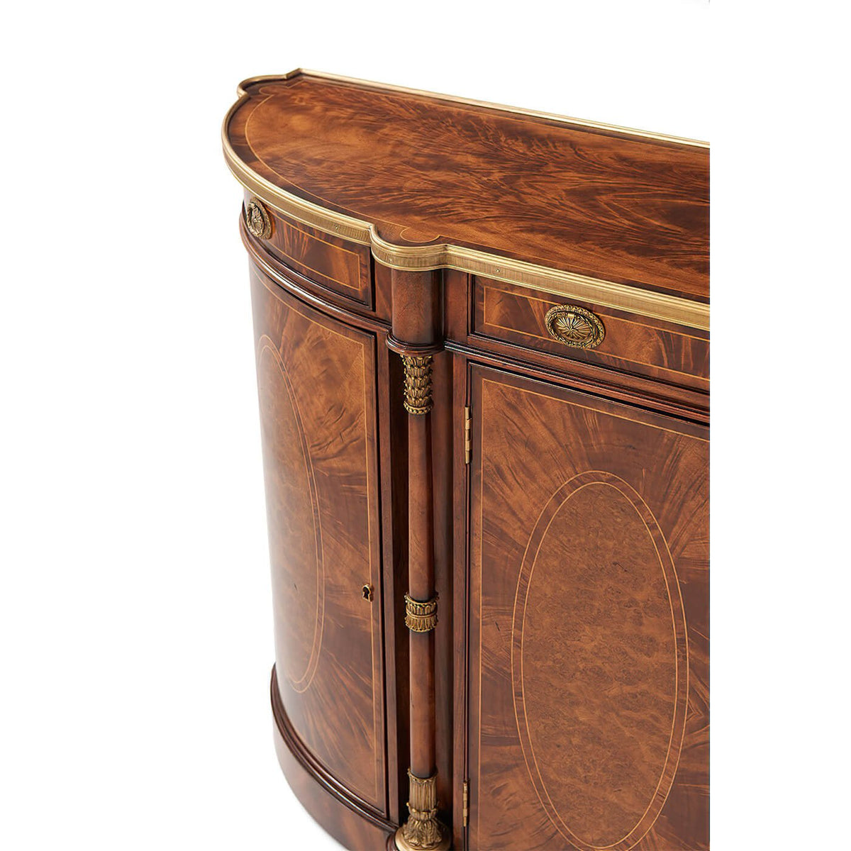 French Empire Demi Lune Buffet - English Georgian America