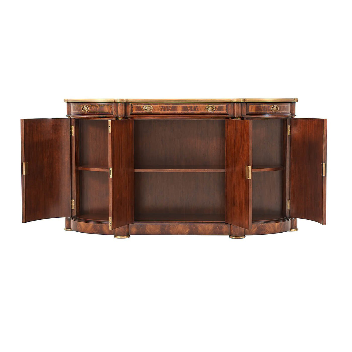 French Empire Demi Lune Buffet - English Georgian America