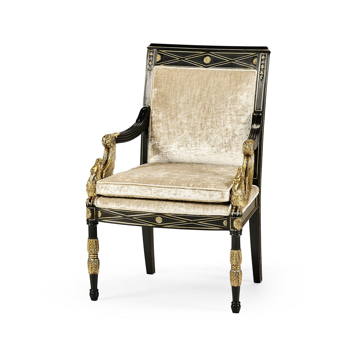 French Empire Style Armchair - English Georgian America