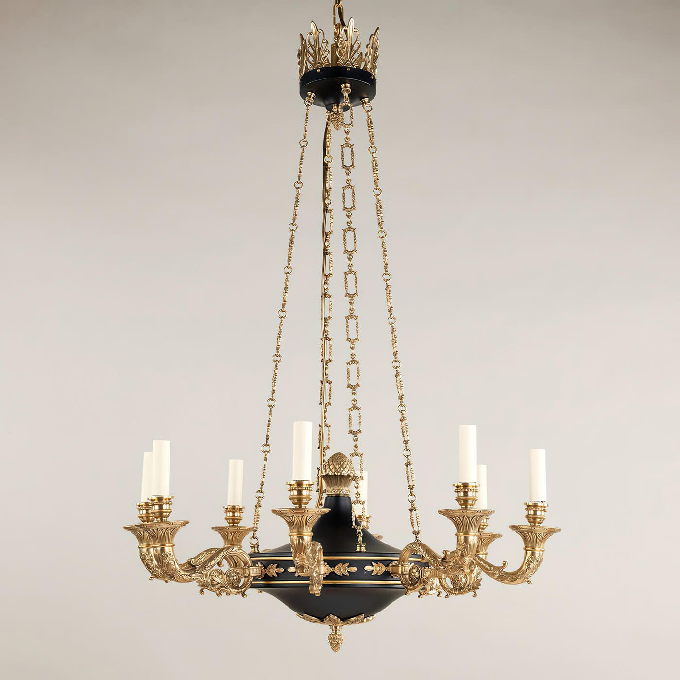 French Empire Style Chandelier - English Georgian America