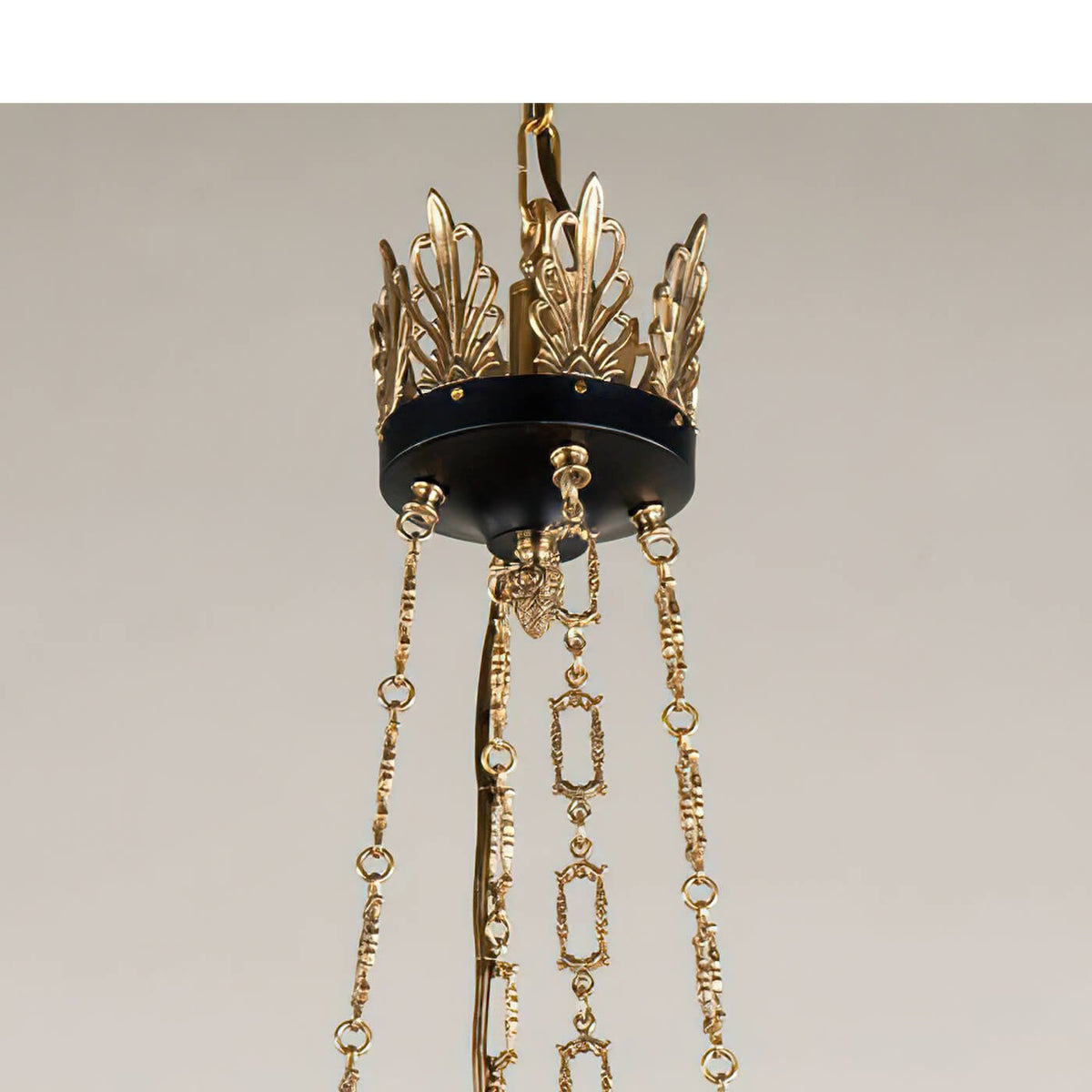 French Empire Style Chandelier - English Georgian America