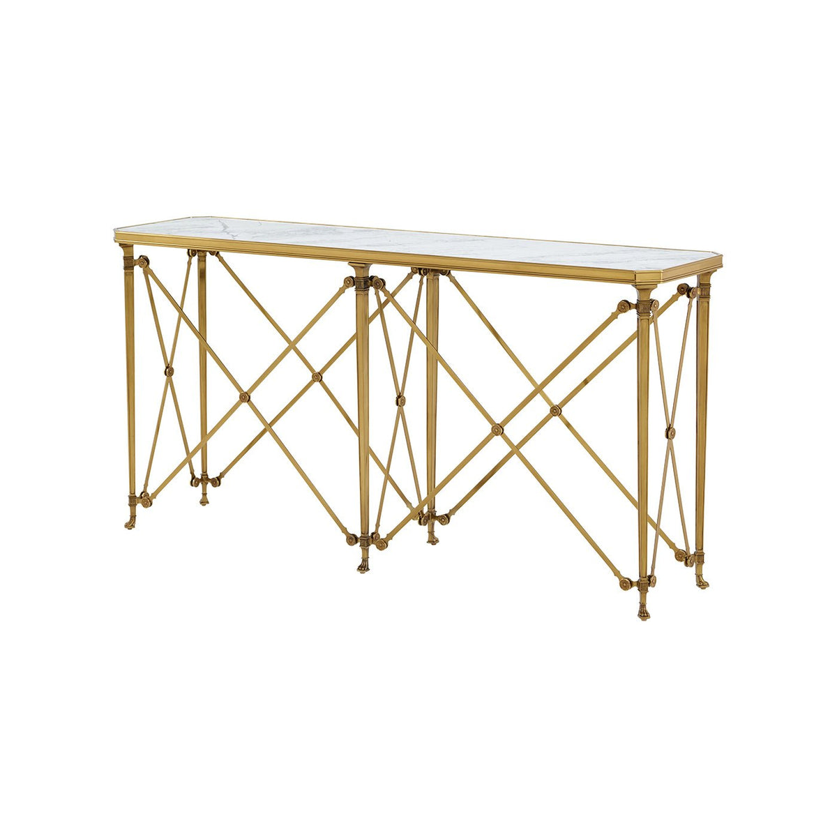French Empire Style Console Table - English Georgian America