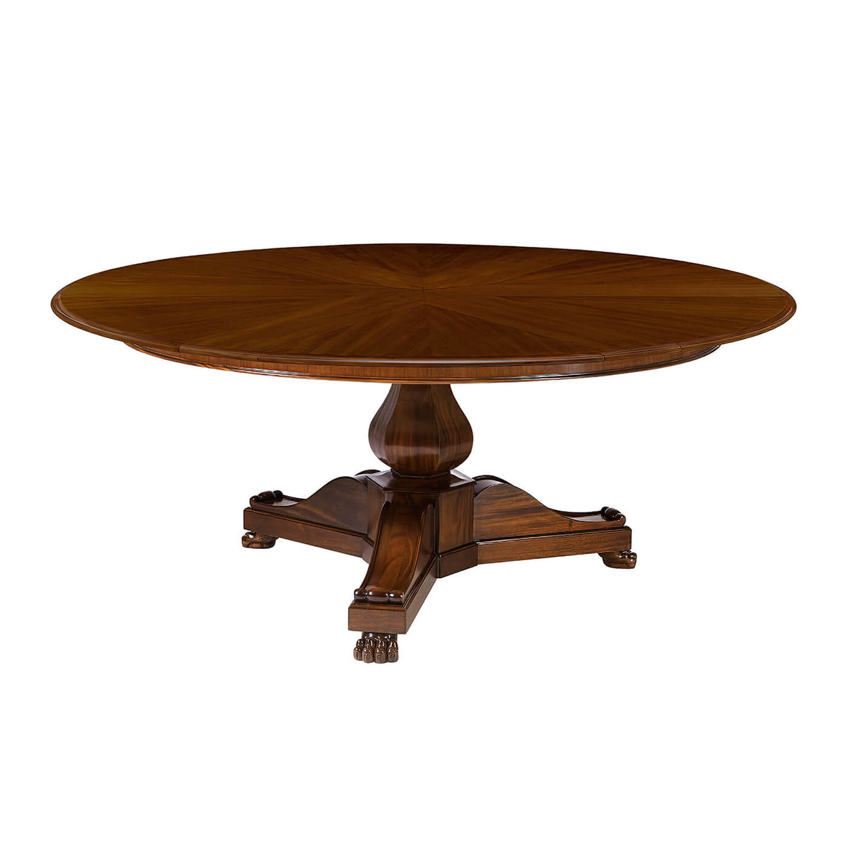 French Empire Style Extension Dining Table - English Georgian America