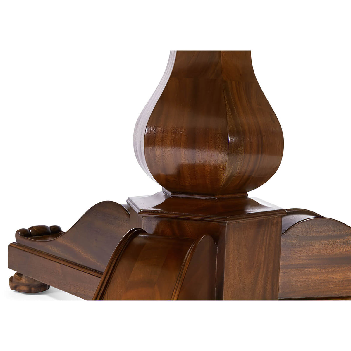 French Empire Style Extension Dining Table - English Georgian America