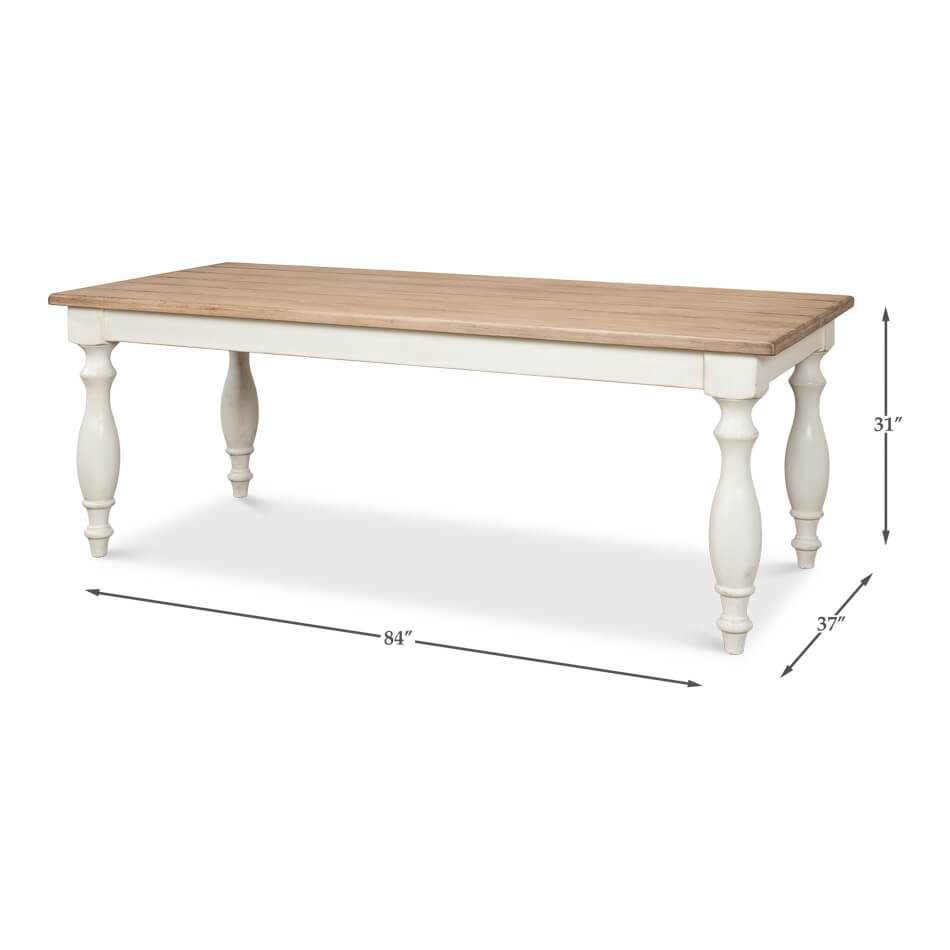 French Farmhouse Dining Table - English Georgian America