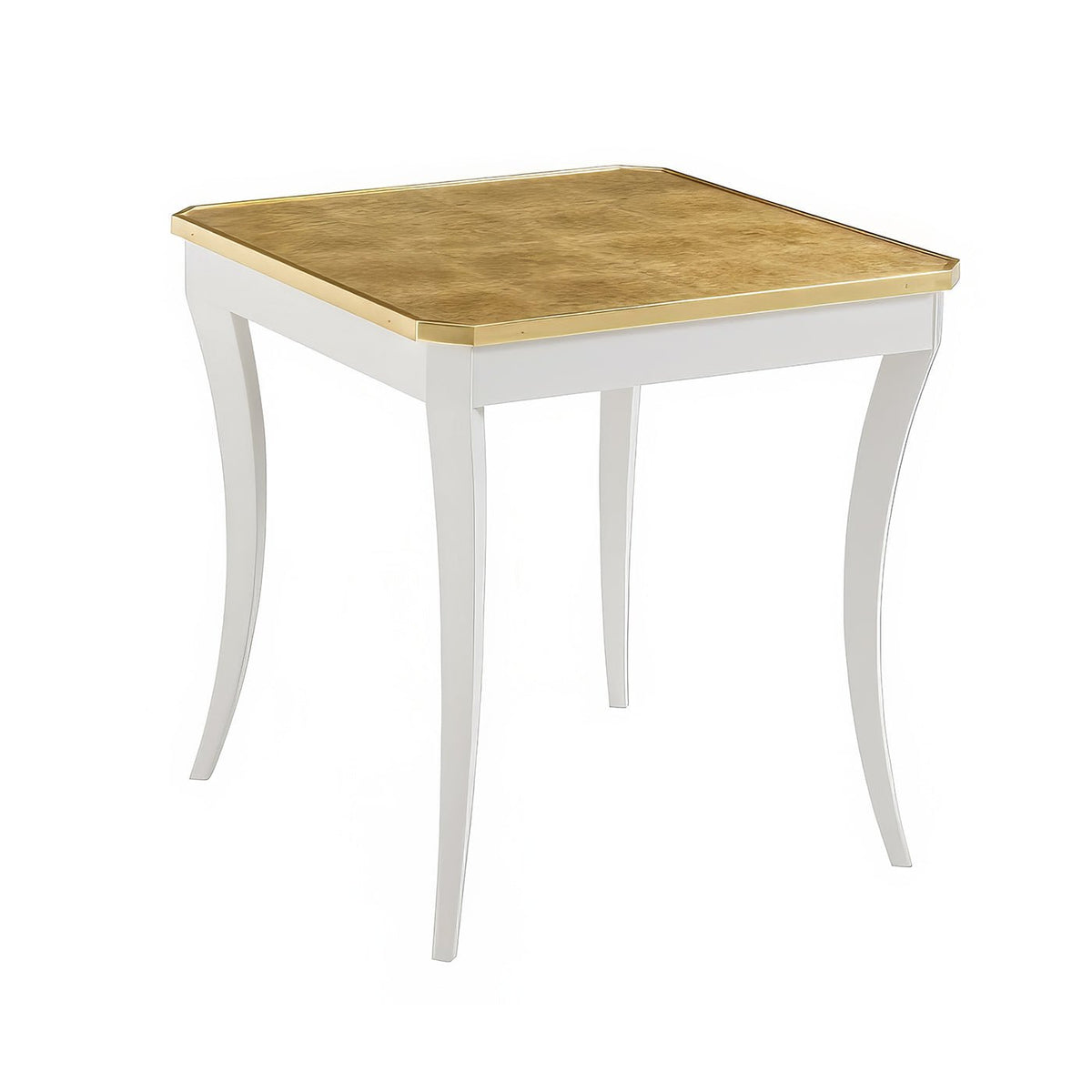 French Gold Eglomise End Table - English Georgian America