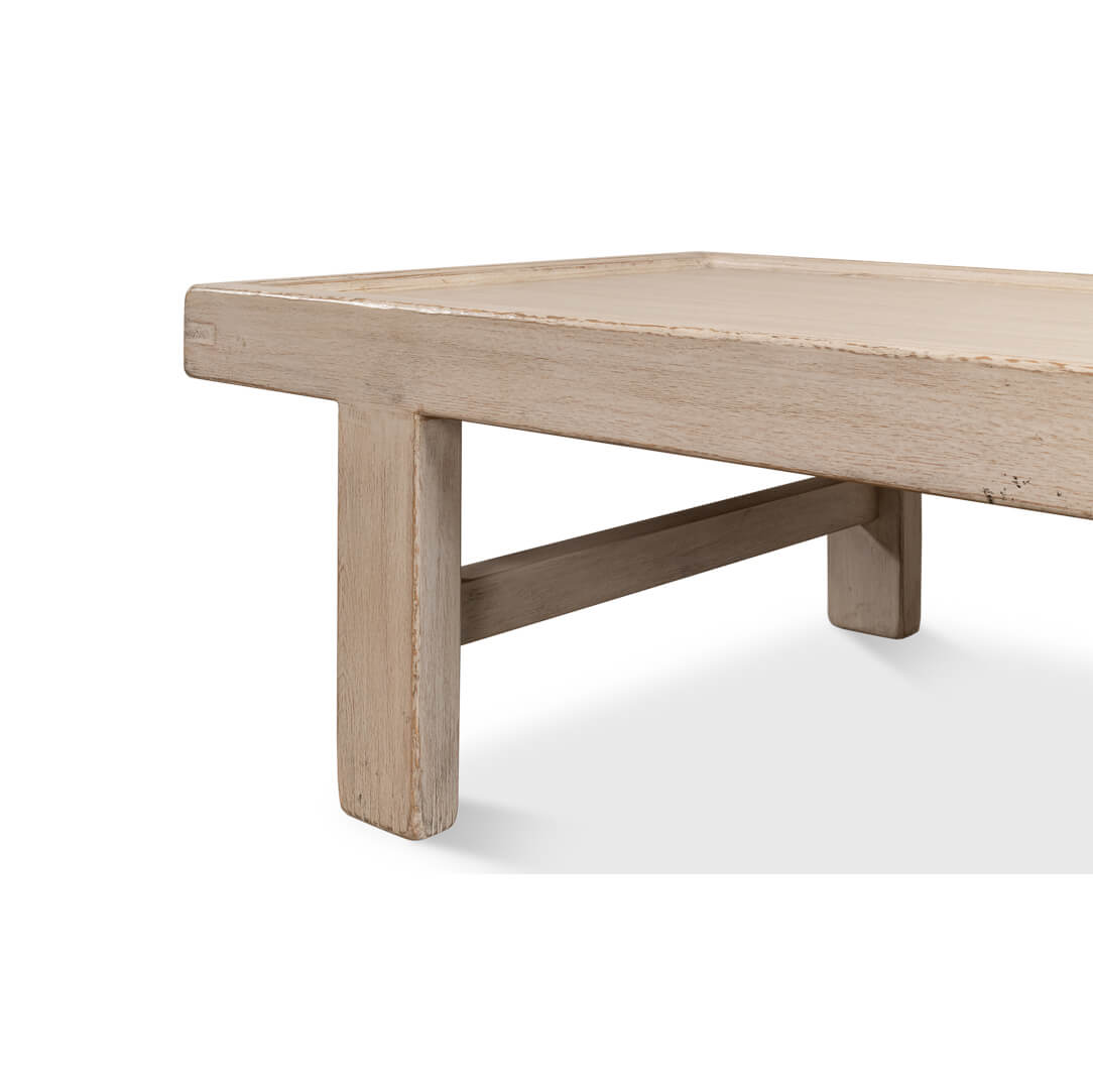 French Gray Farmhouse Coffee Table - English Georgian America