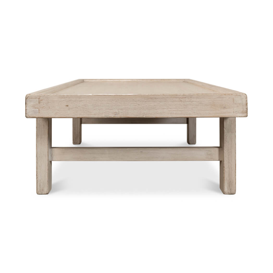 French Gray Farmhouse Coffee Table - English Georgian America