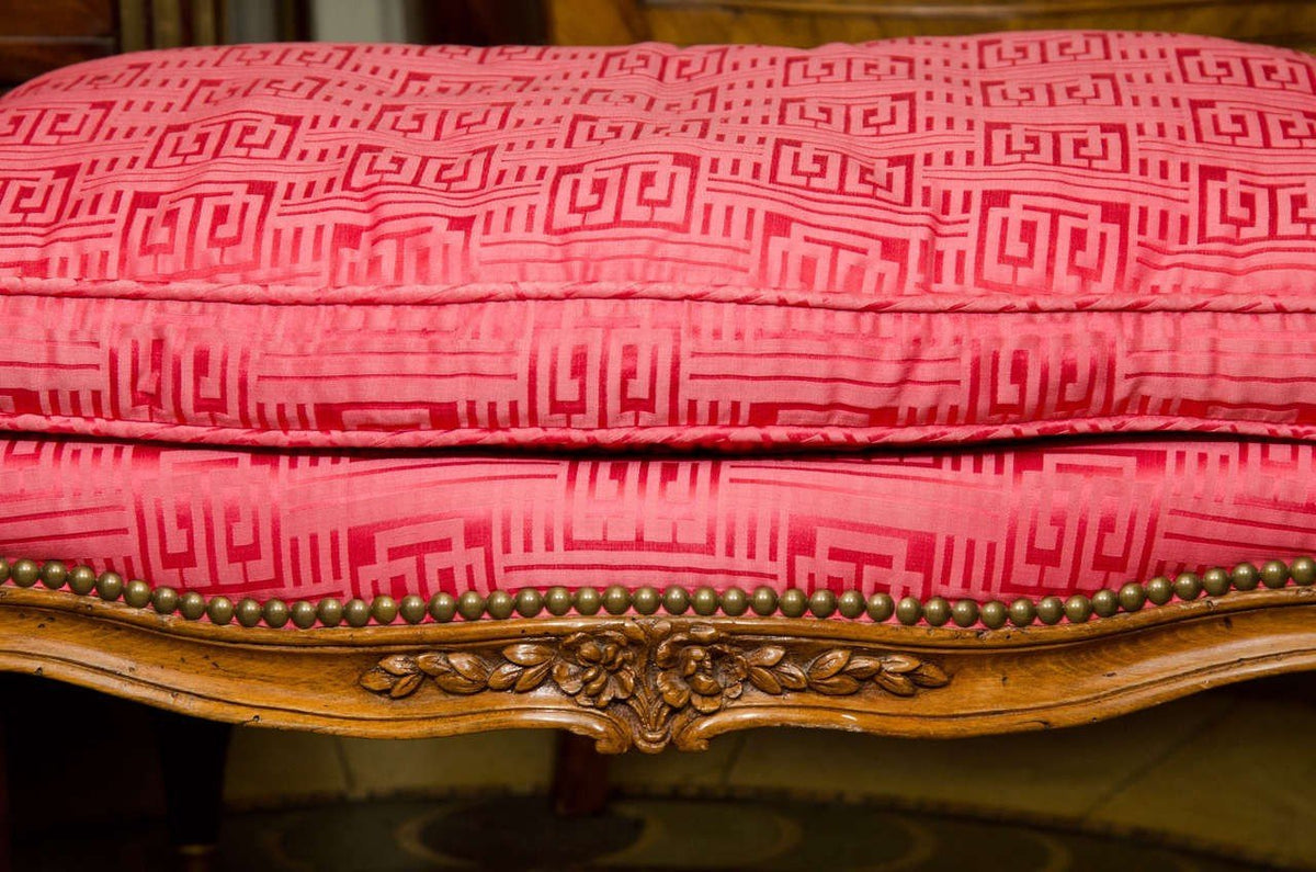 French Hepplewhite Window Bench - English Georgian America