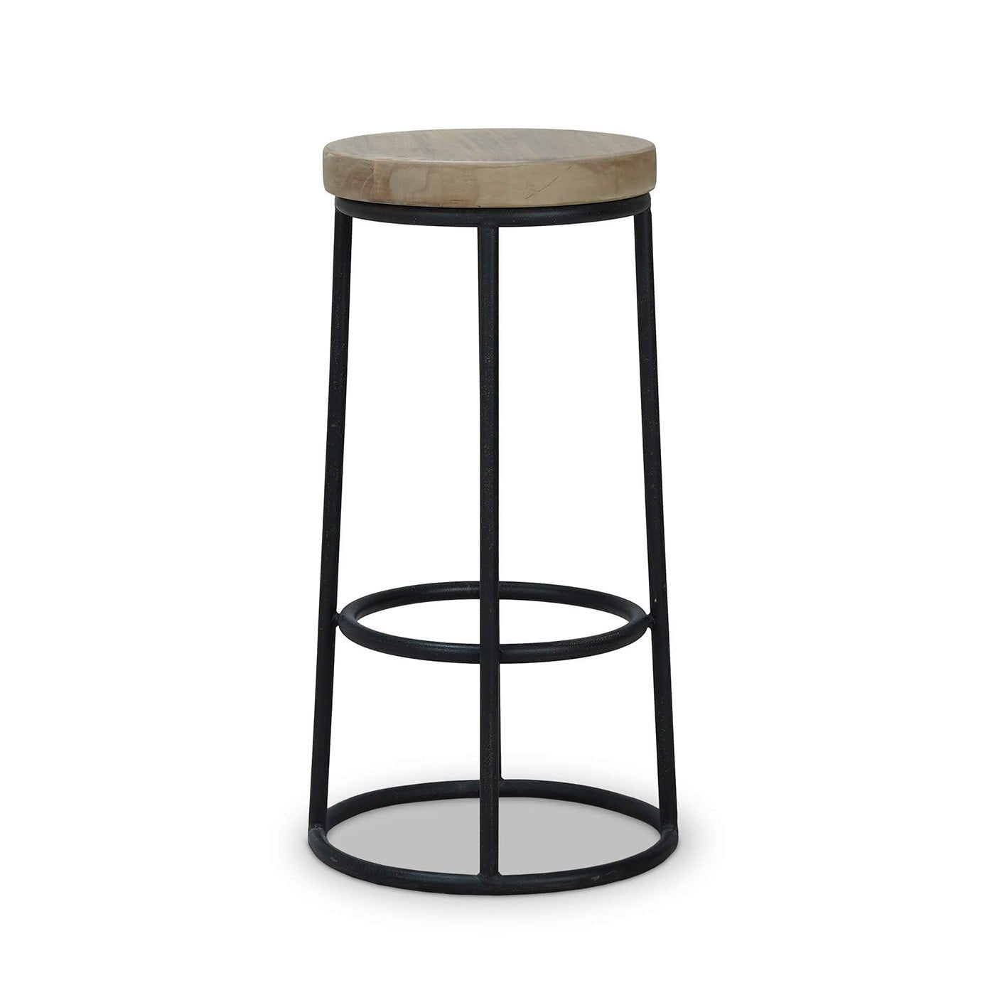 French Industrial Bar Stool - English Georgian America