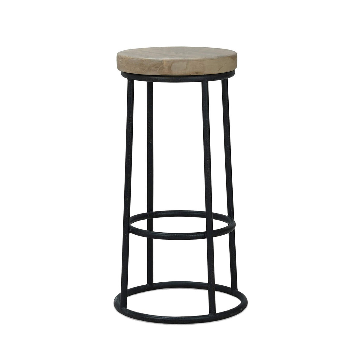 French Industrial Bar Stool - English Georgian America