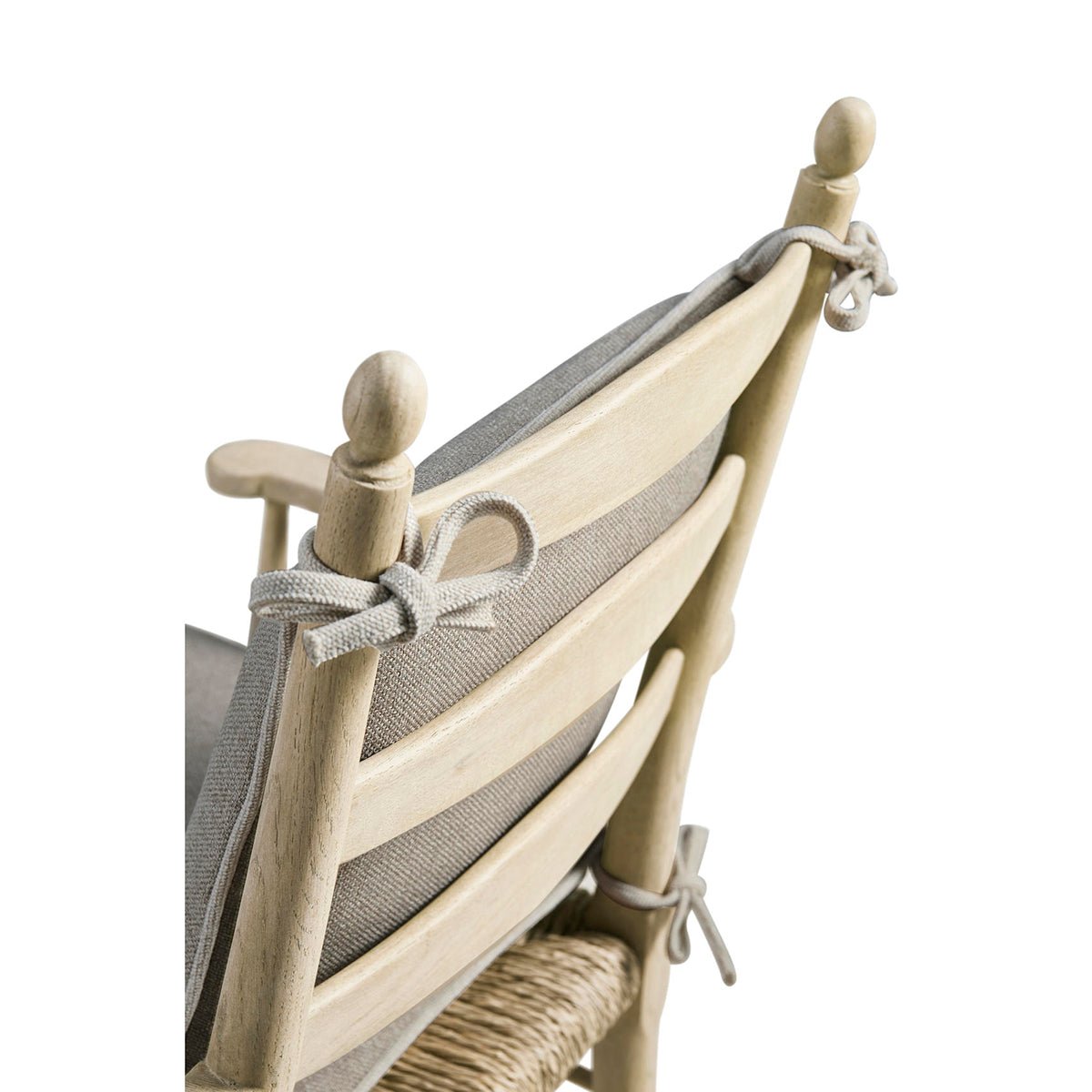 French Ladderback Arm Chair - English Georgian America