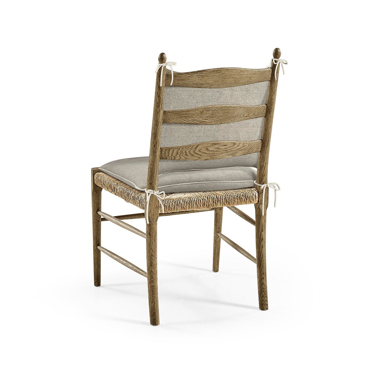French Ladderback Dining Chair - Chestnut - English Georgian America