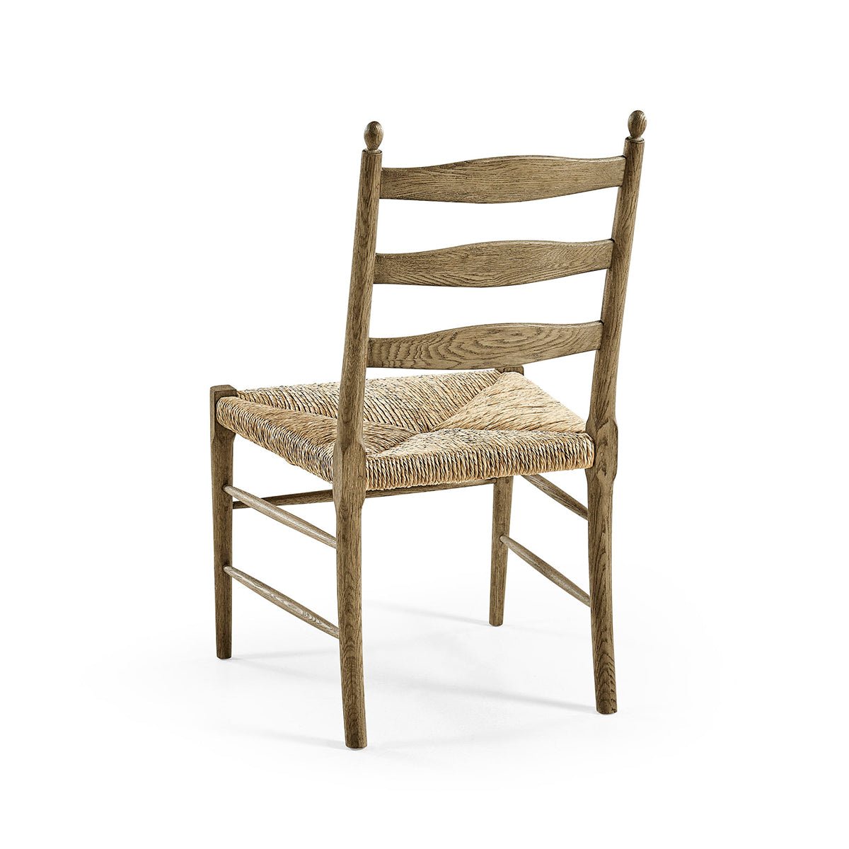 French Ladderback Dining Chair - Chestnut - English Georgian America