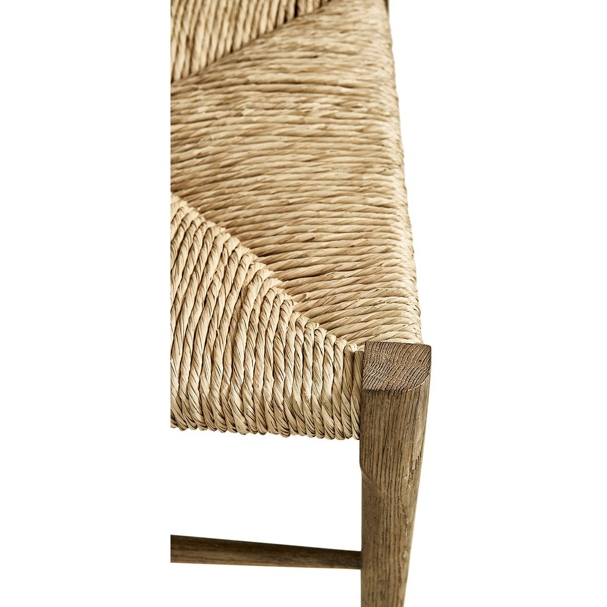 French Ladderback Dining Chair - Chestnut - English Georgian America