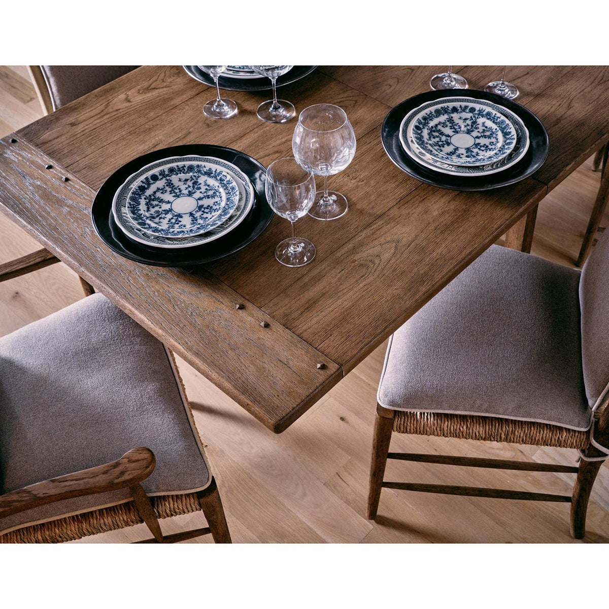 French Laundry Dining Table - Chestnut 173&quot; - English Georgian America