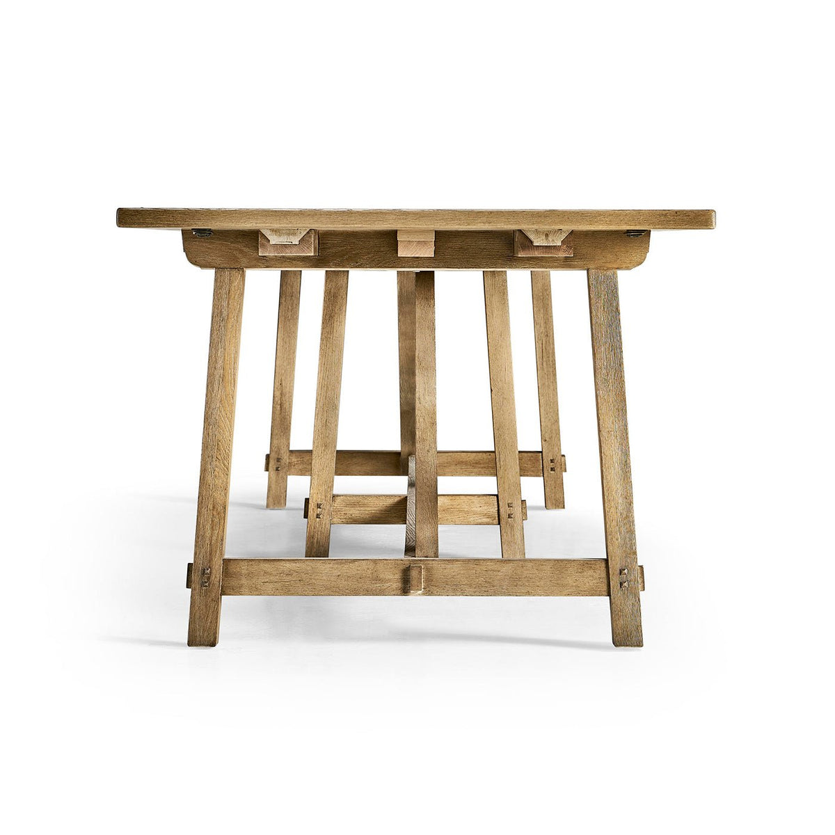 French Laundry Dining Table - Chestnut 173&quot; - English Georgian America