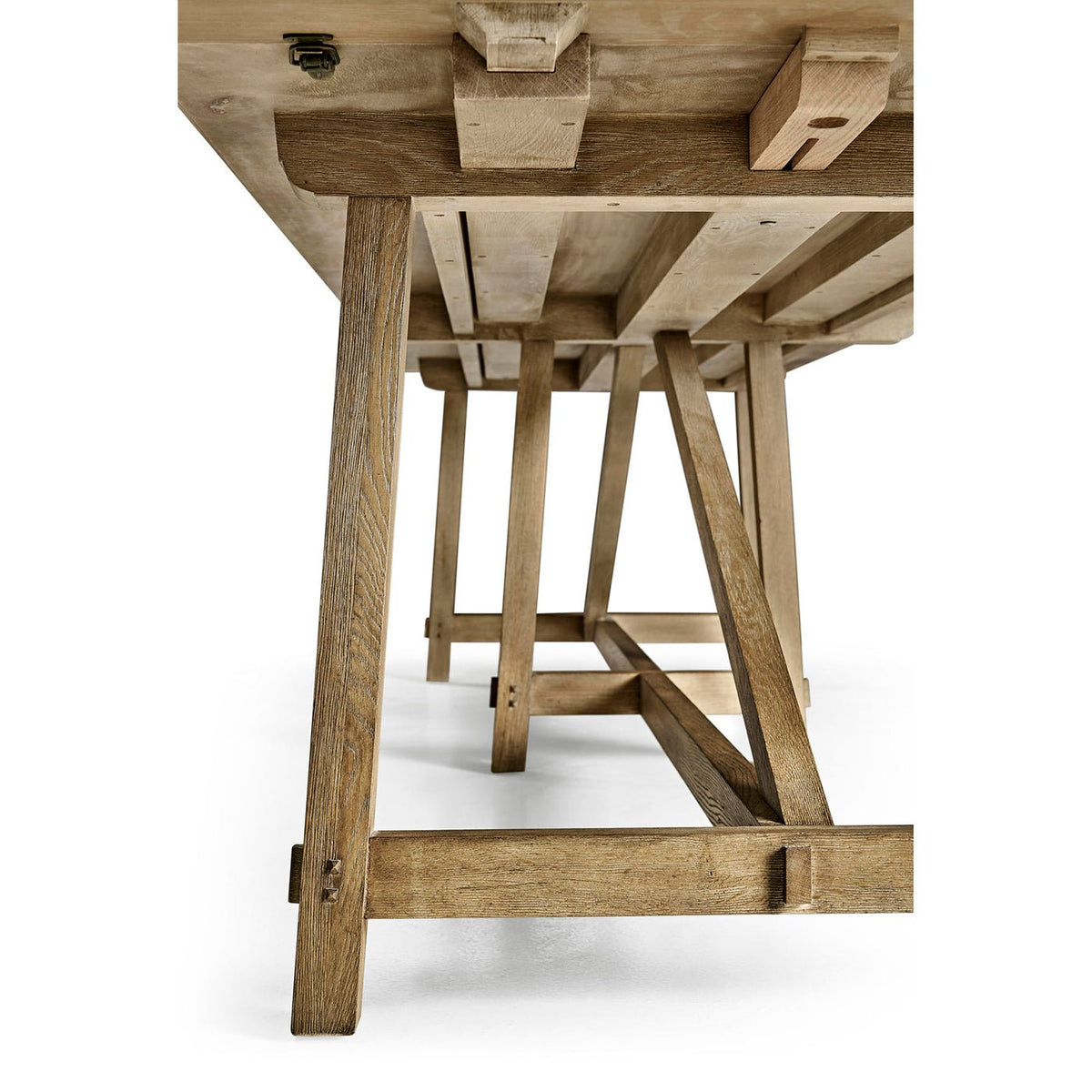 French Laundry Dining Table - Chestnut 173&quot; - English Georgian America