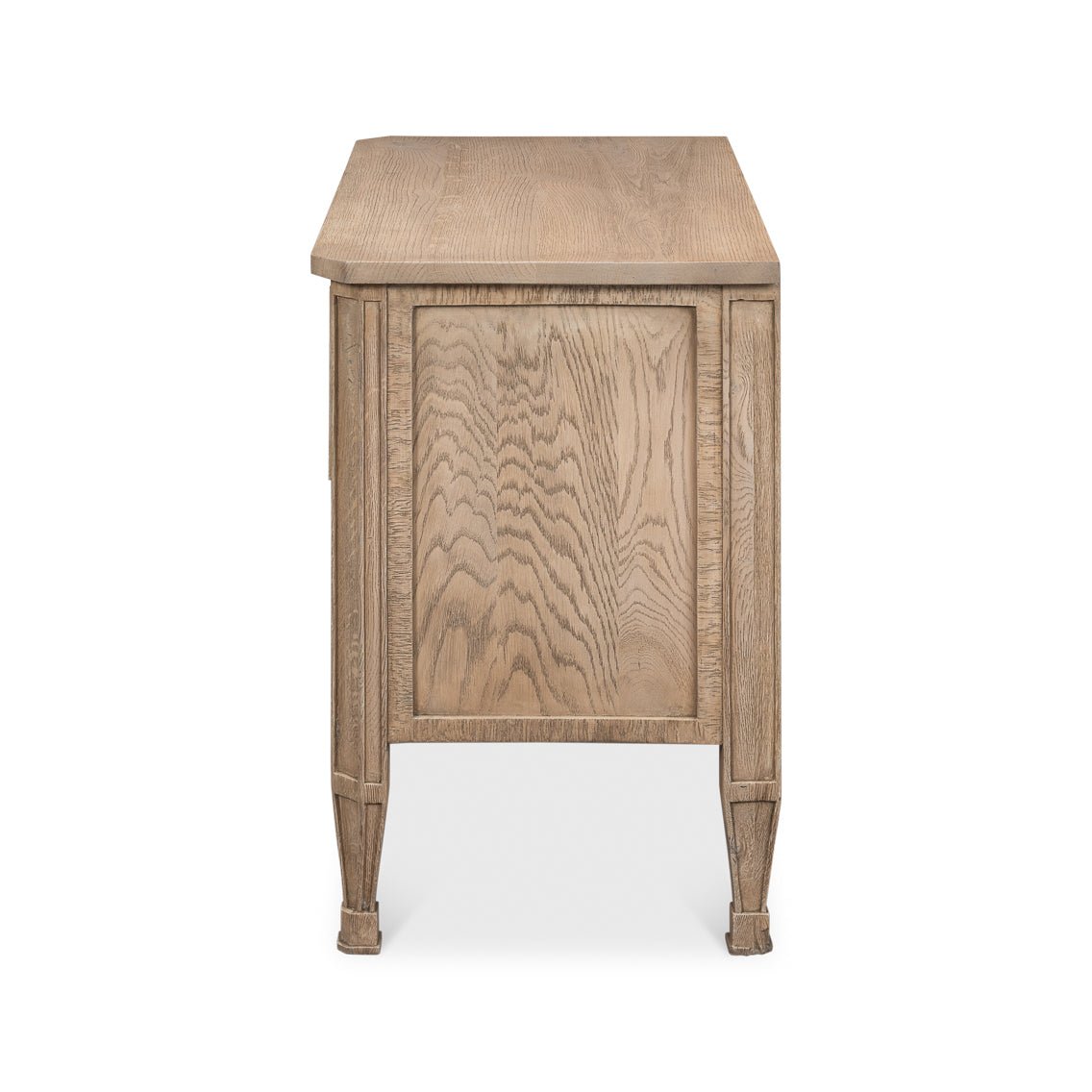 French Light Oak Nightstand - English Georgian America