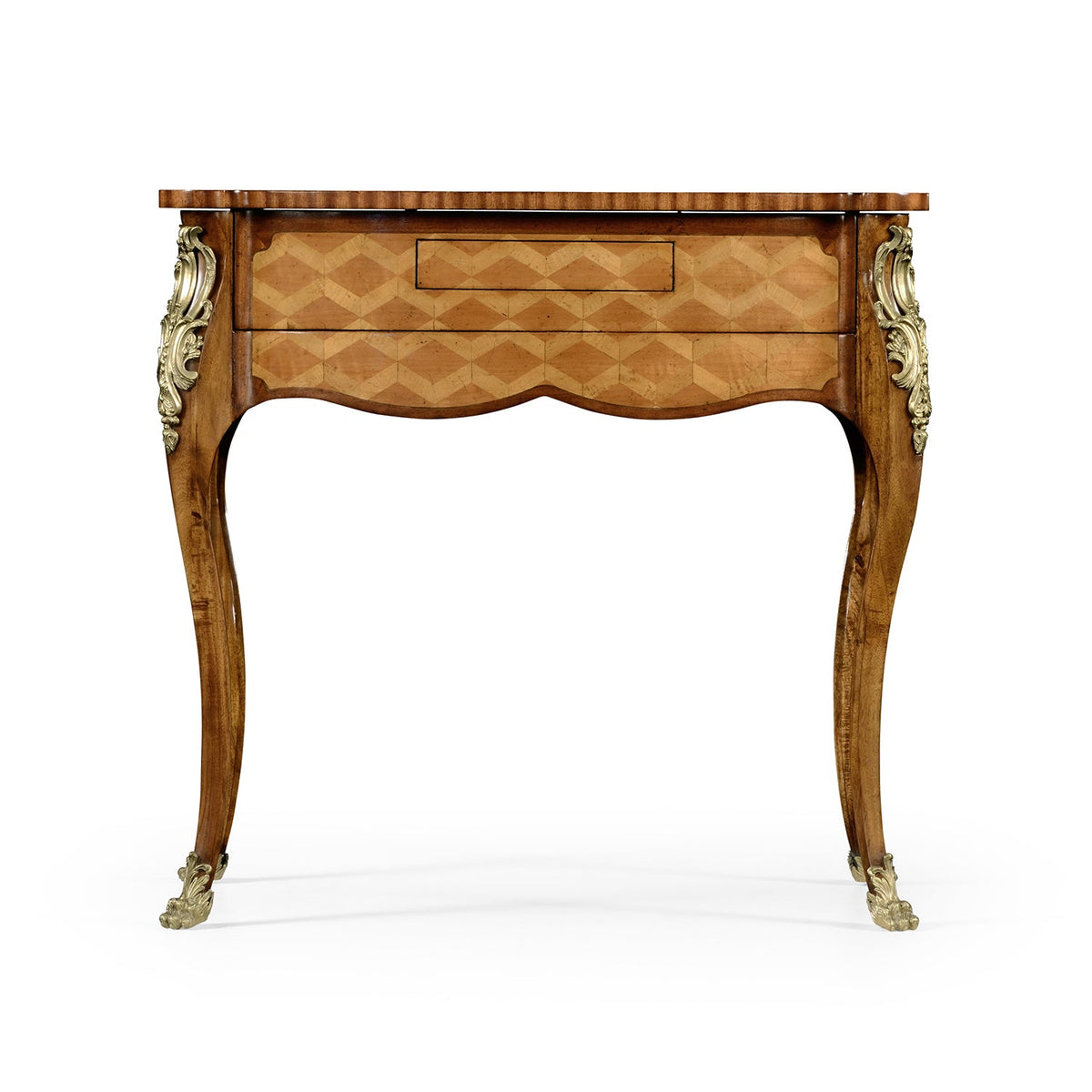 French Louis XV Marquetry Mechanical Side Table - English Georgian America