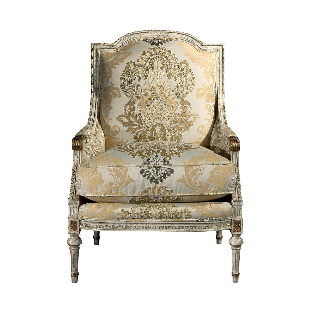 French Louis XVI Style Bergere - English Georgian America