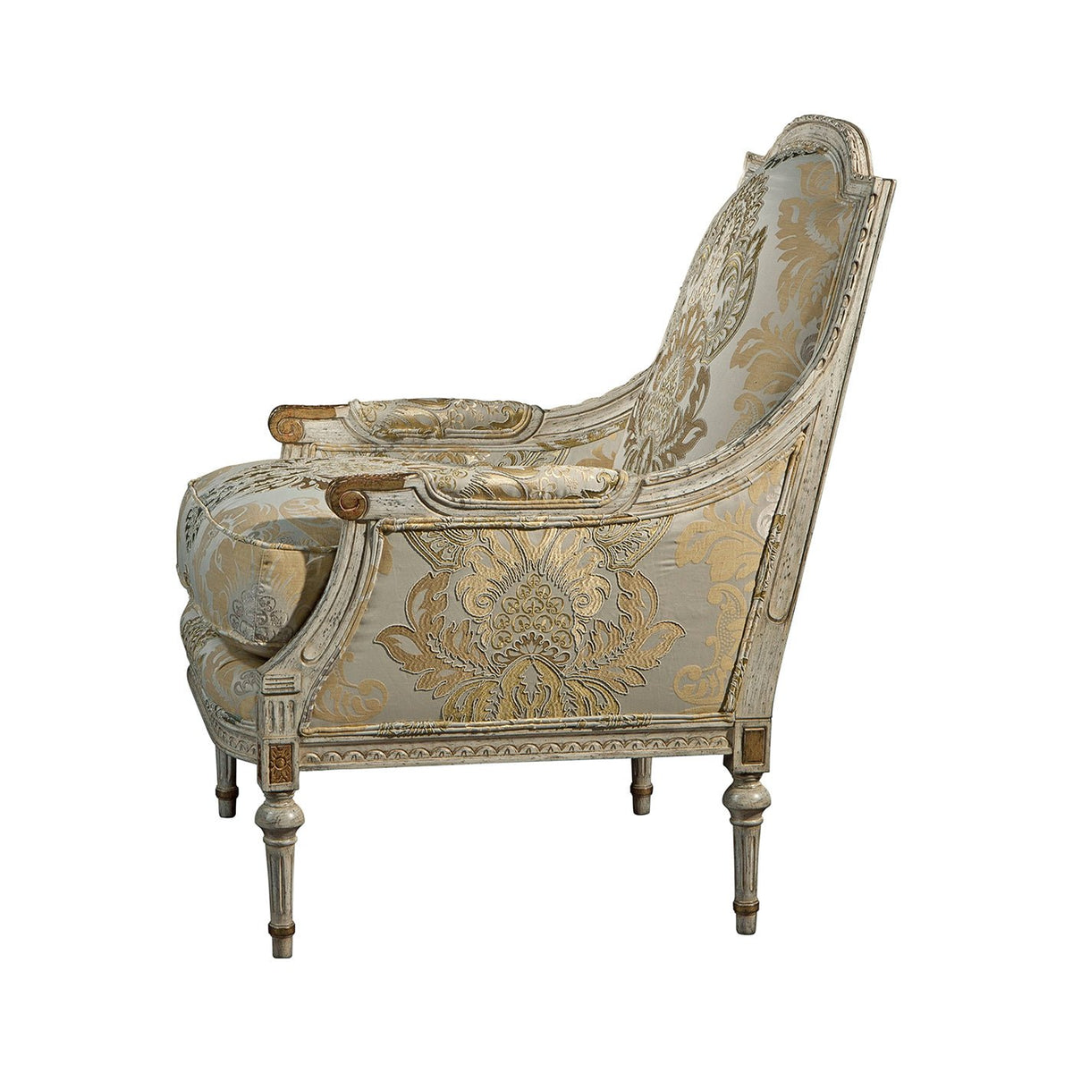 French Louis XVI Style Bergere - English Georgian America