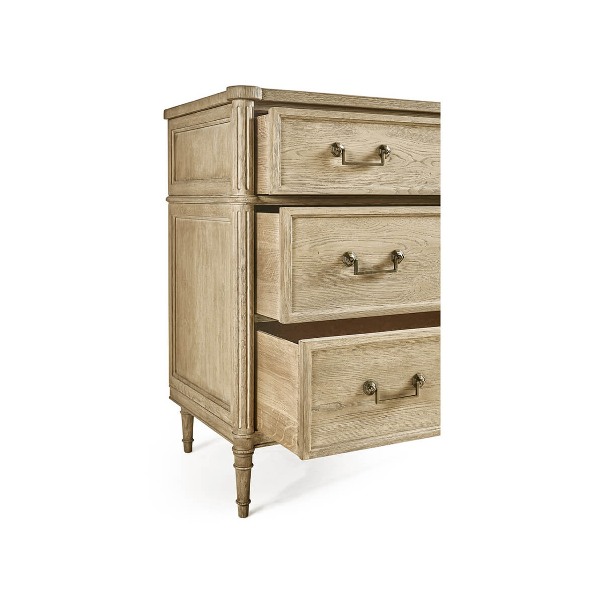 French Louis XVI Style Commode - Natural 52&quot; - English Georgian America
