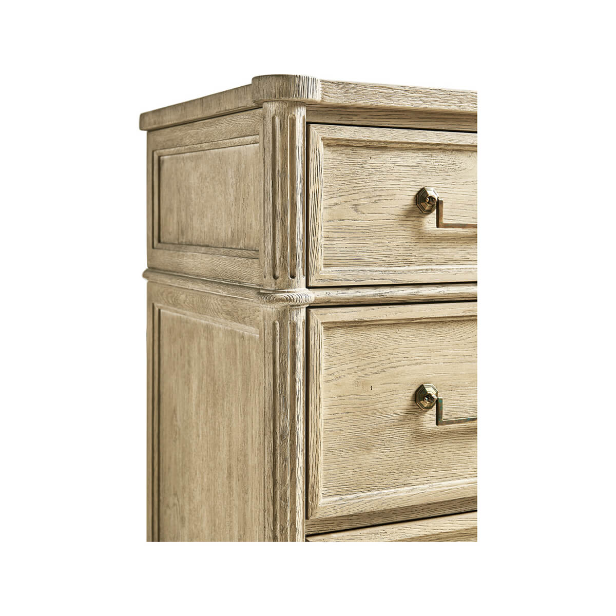 French Louis XVI Style Commode - Natural 52&quot; - English Georgian America