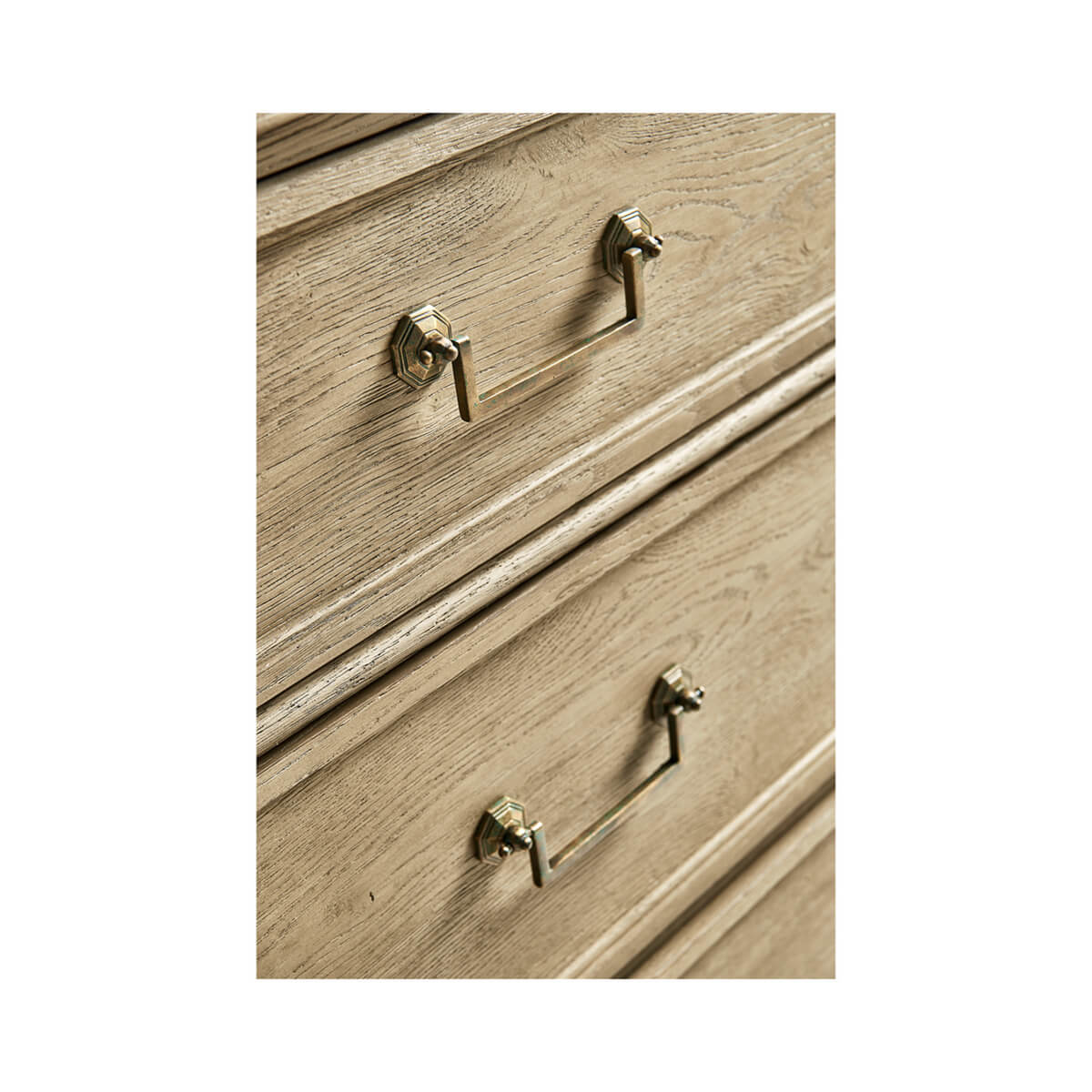 French Louis XVI Style Commode - Natural 52&quot; - English Georgian America