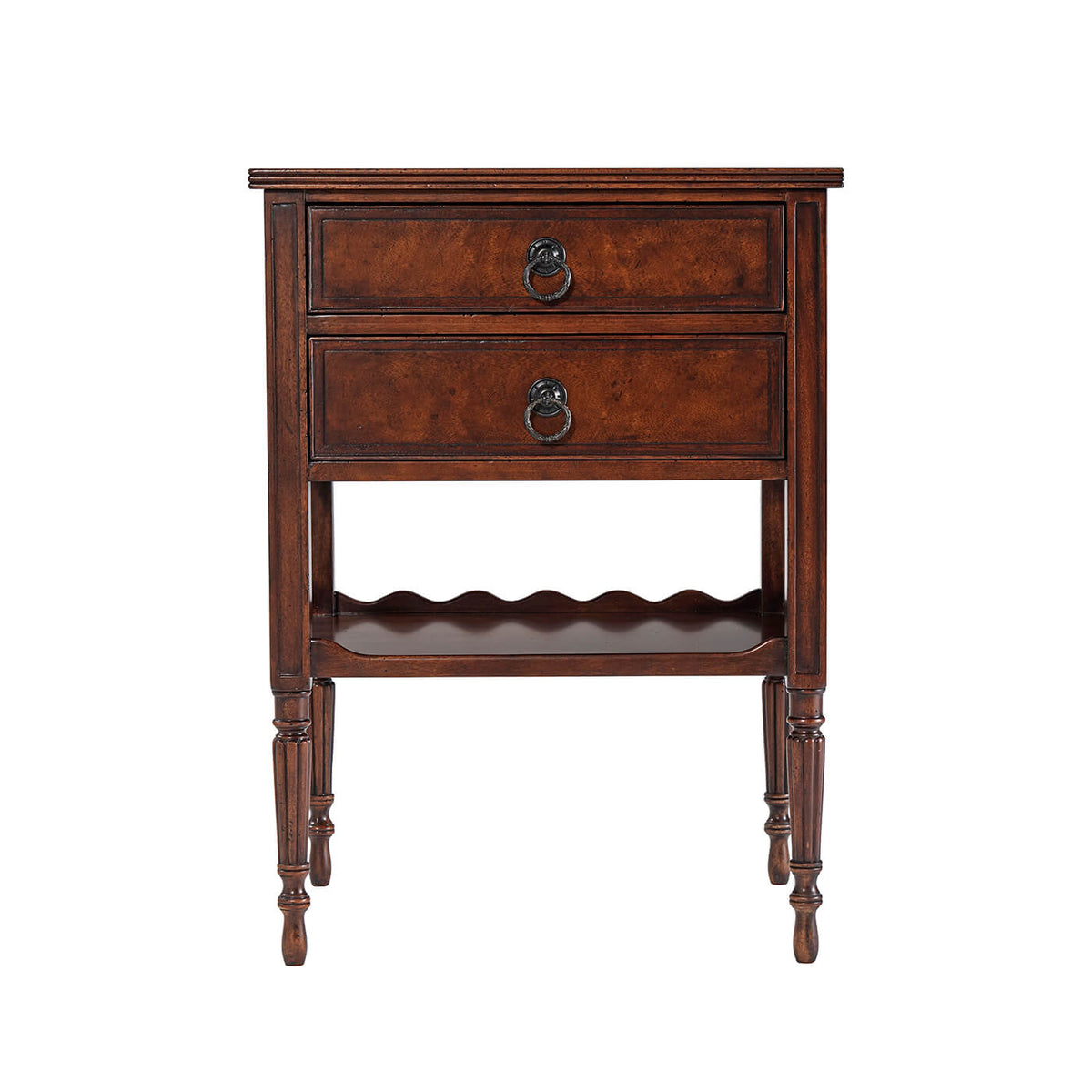 French Mahogany Side Table - English Georgian America