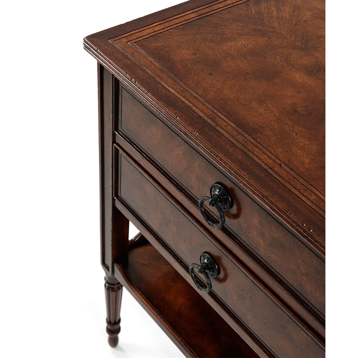 French Mahogany Side Table - English Georgian America