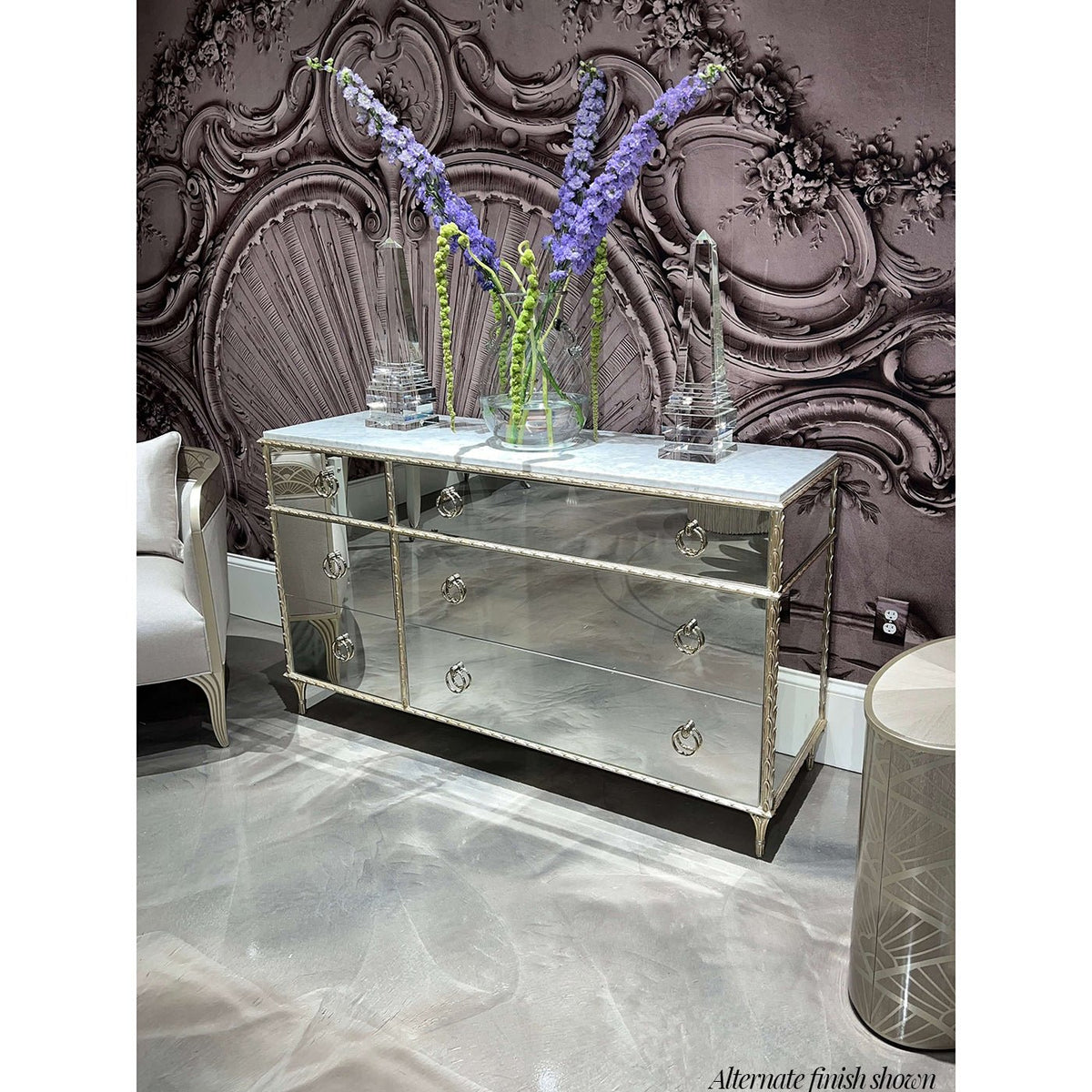 French Marble Top Dresser - English Georgian America