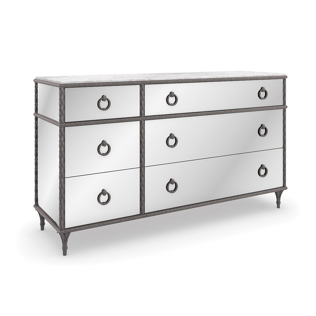 French Marble Top Dresser - English Georgian America