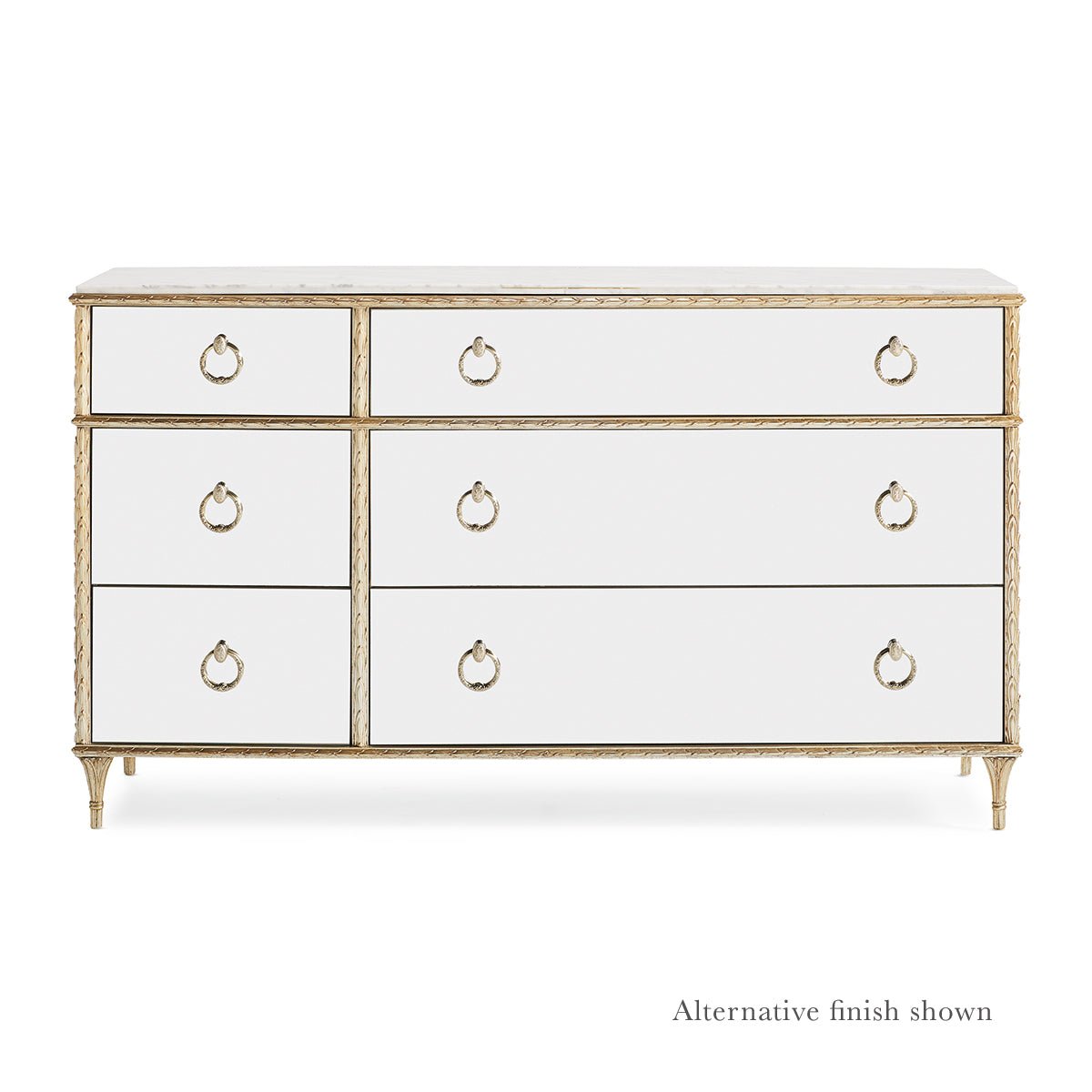 French Marble Top Dresser - English Georgian America