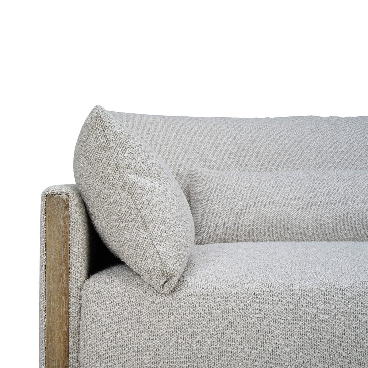 French Modern Boucle Sofa - English Georgian America