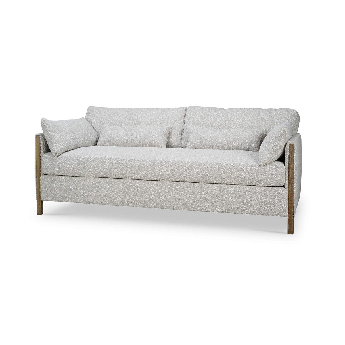 French Modern Boucle Sofa - English Georgian America