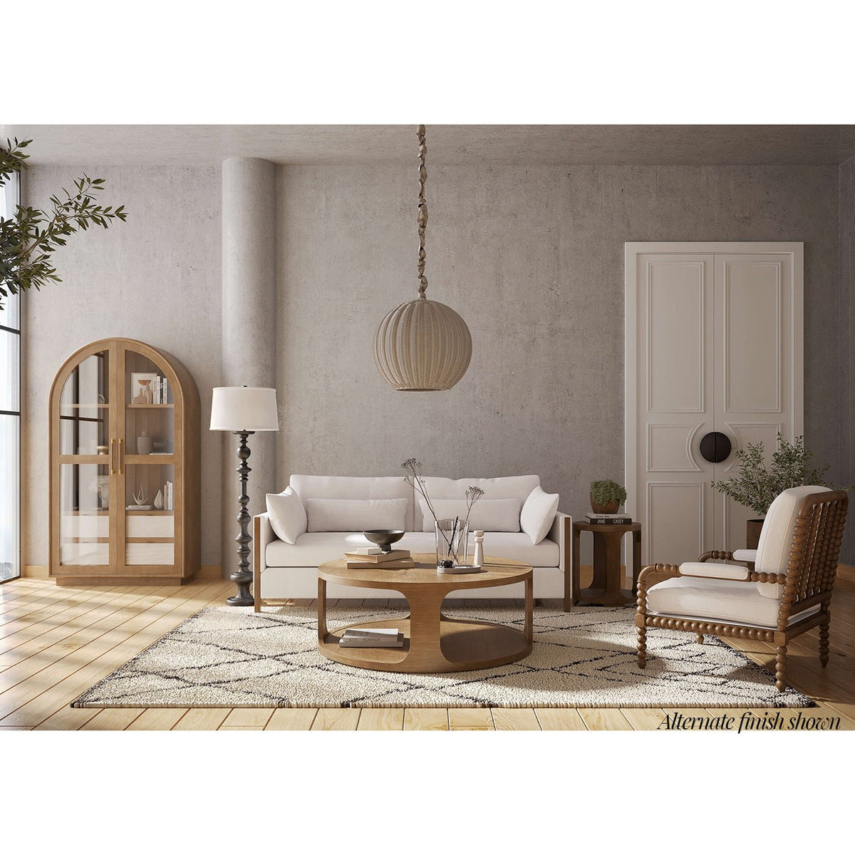 French Modern Boucle Sofa - English Georgian America