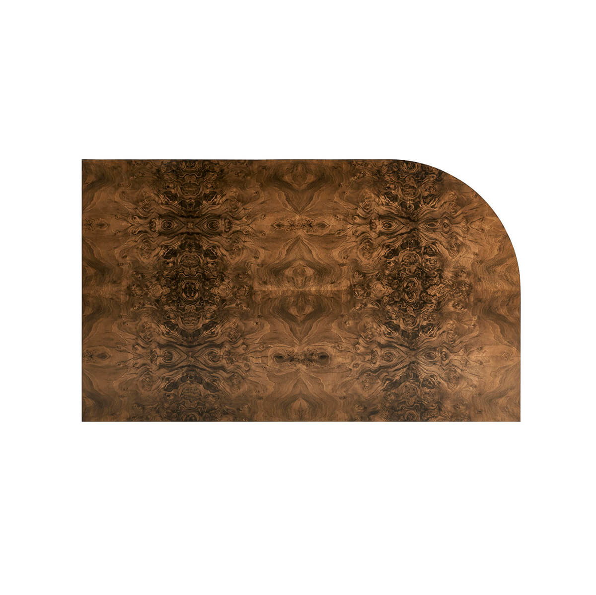 French Modern Burl Wood Coffee Table - English Georgian America