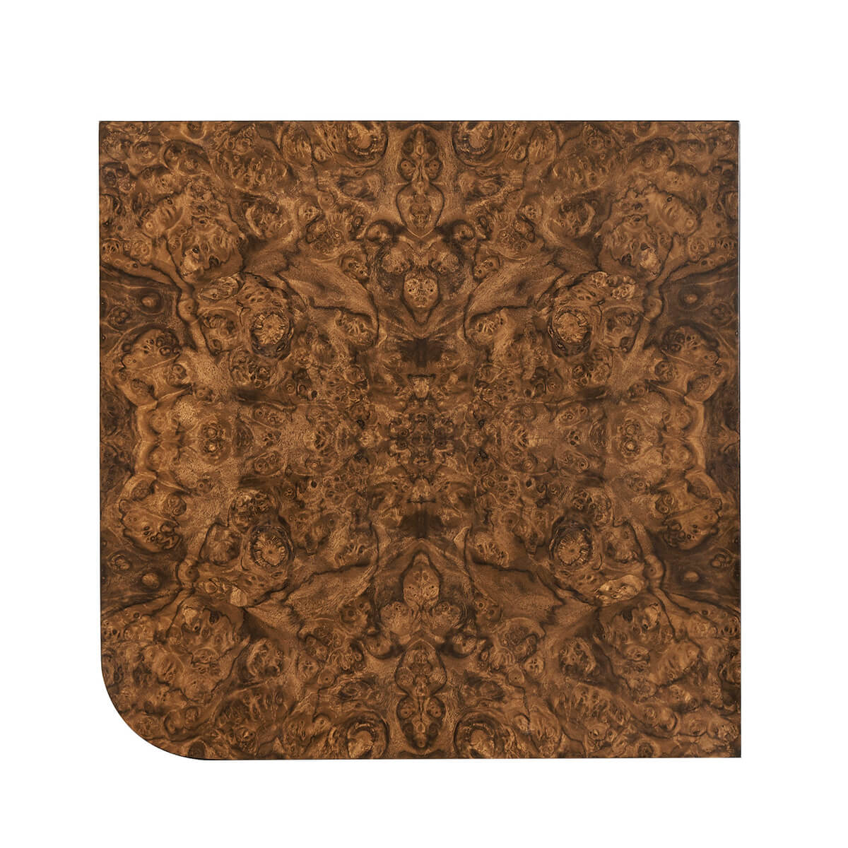 French Modern Burl Wood End Table - English Georgian America