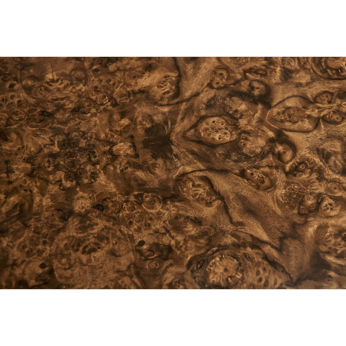 French Modern Burl Wood End Table - English Georgian America